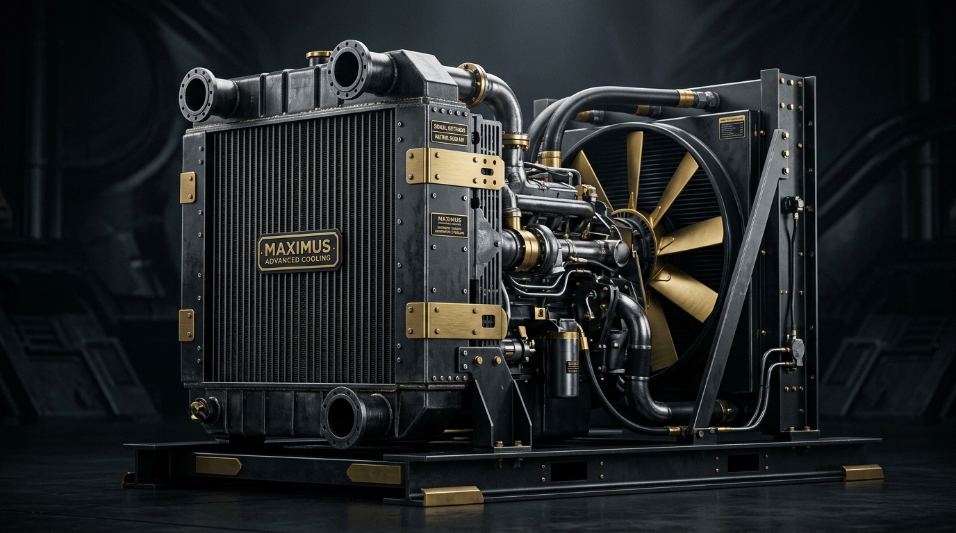 Genset cooling assembly